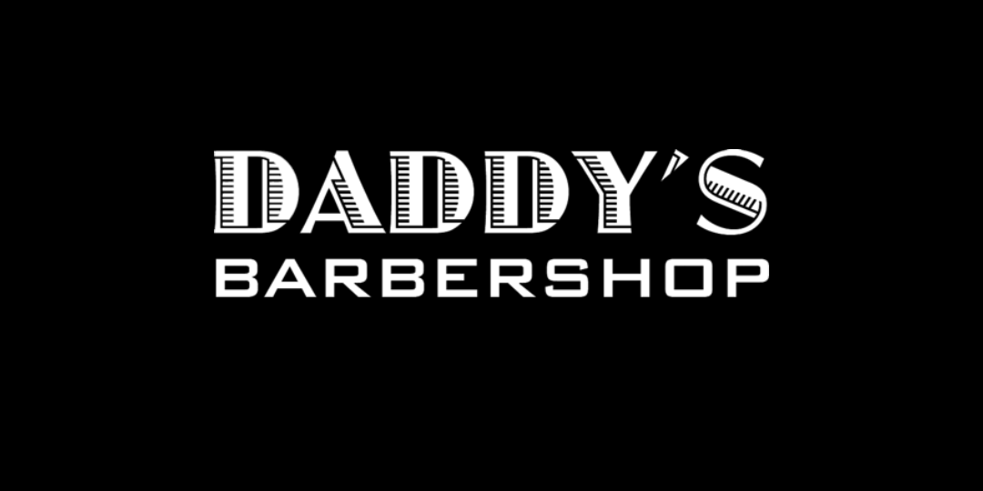 Daddy's Barbershop logo and website link