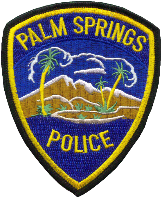 Palm Spring Police patch and website link